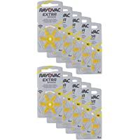 Rayovac Extra Advanced - Pilas de audífono Zinc Aire A10-PR70- pack de 60 unidades- color amarillo